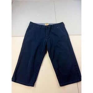 Levi's‎ Tab Twills Cropped Wide Leg Culottes Capri Pants Womens Size 10 Blue